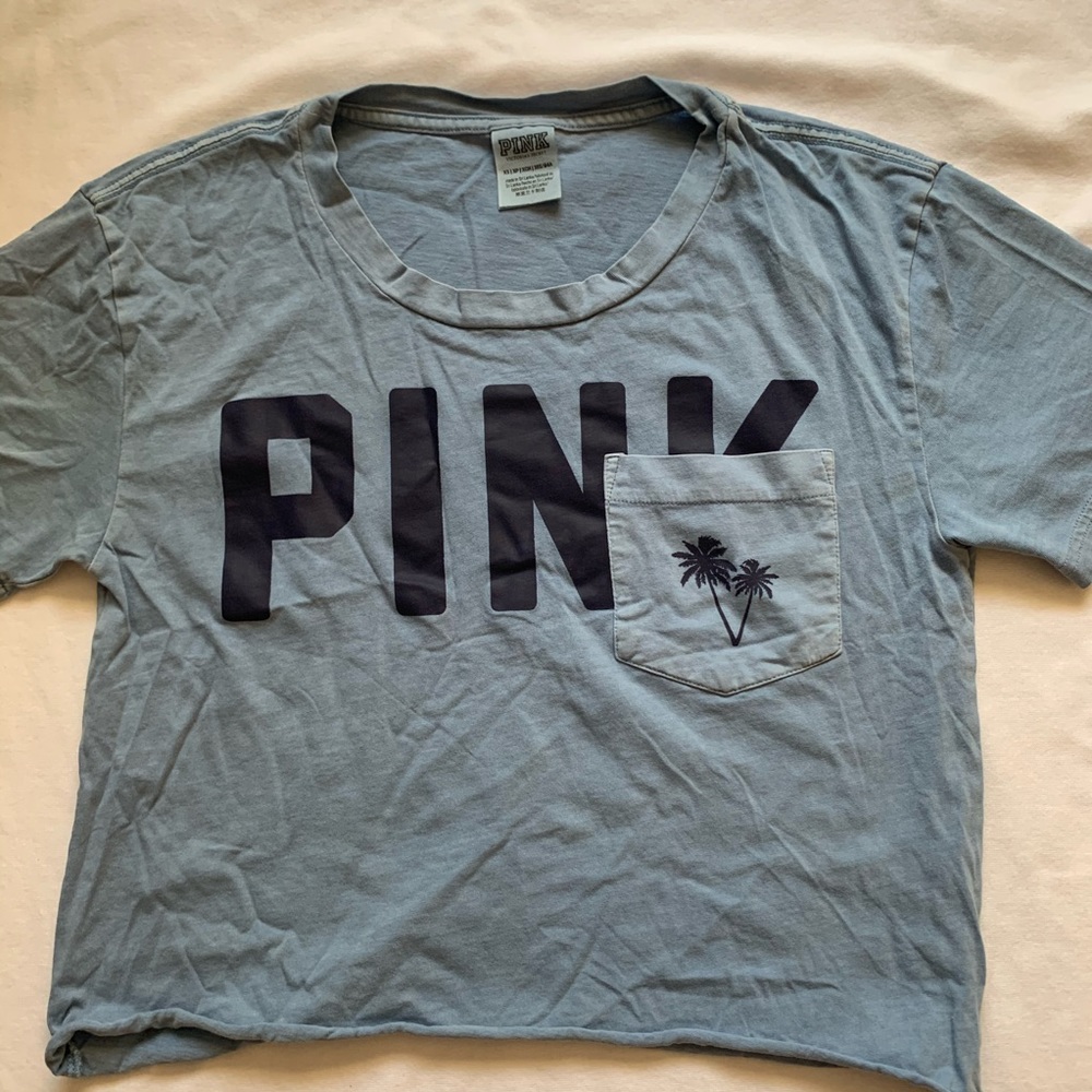 Victoria’s Secret PINK cropped t-shirt RARE!